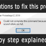 Fix Scratch Disk full in Photoshop