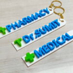 Logo with Brand Keyring – Custom 3D Printed Logo & Name Keychains in Asansol